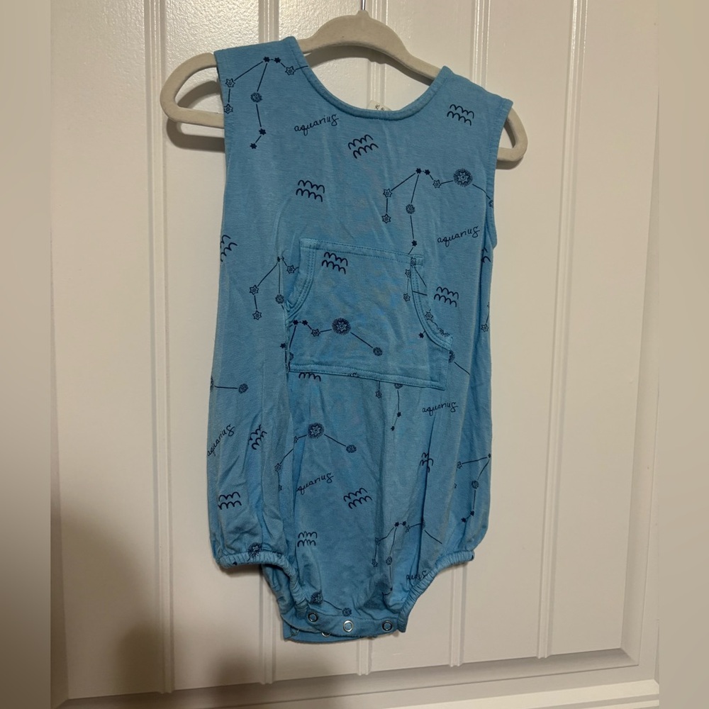 Kate Quinn Blue Aquarius Romper